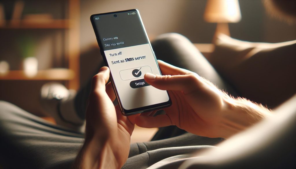 How to Turn Off Sent as SMS via Server: Easy Steps