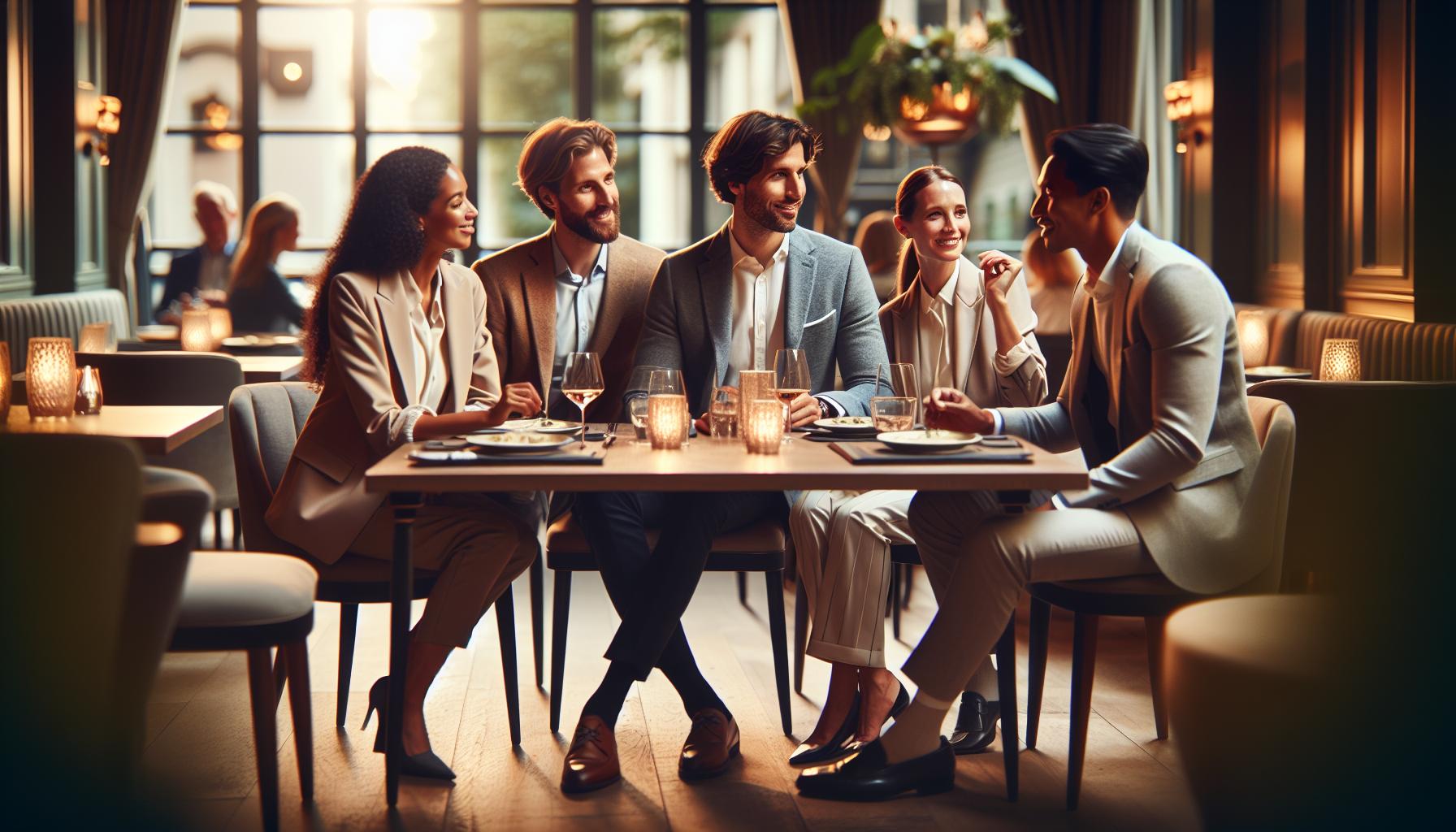 Examples of Business Casual Outfits in Restaurants
