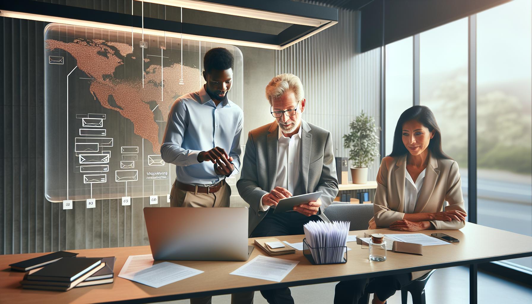 Using Virtual Addresses for Mail Management Services