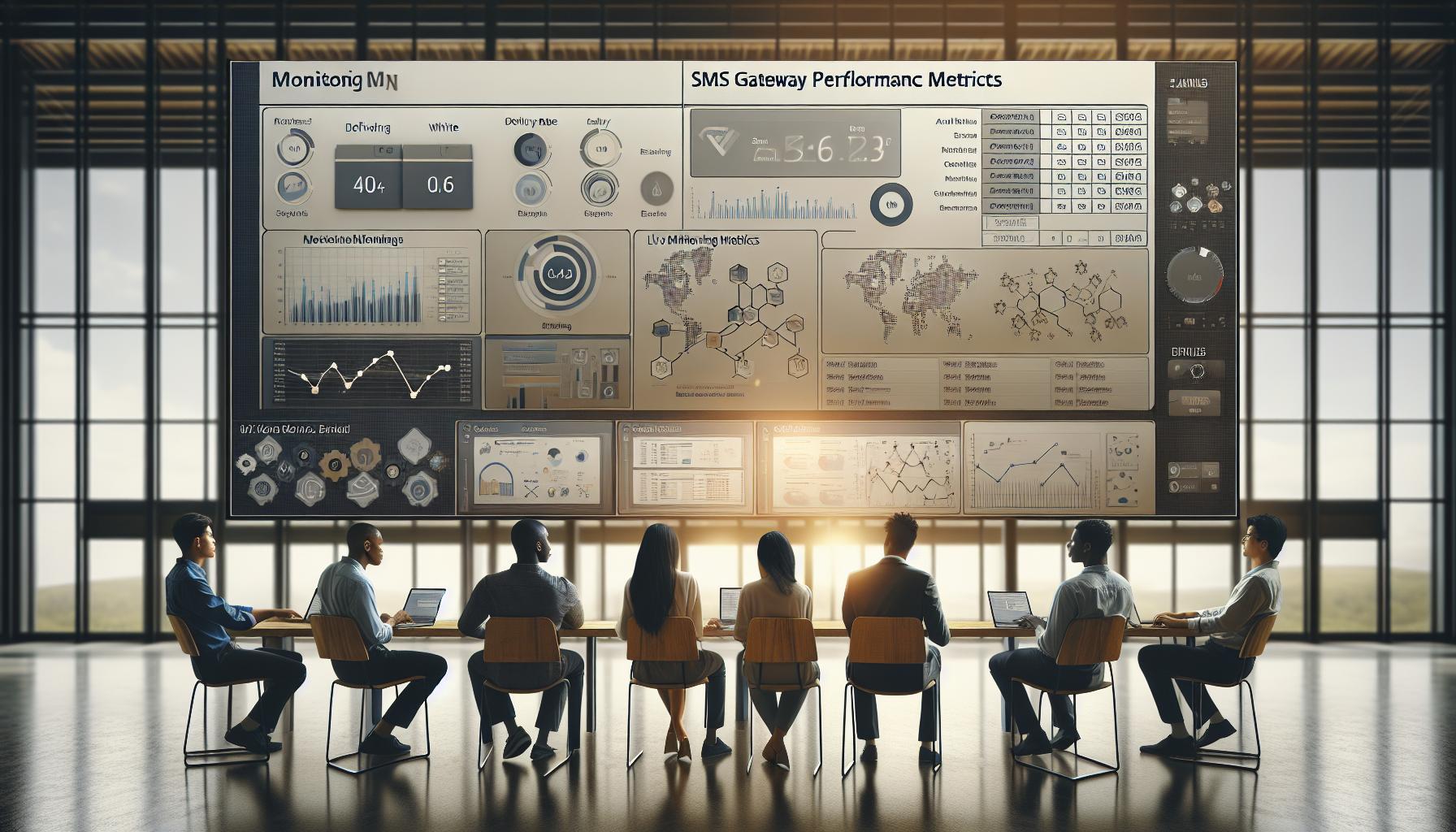 Monitoring SMS Gateway Performance Metrics