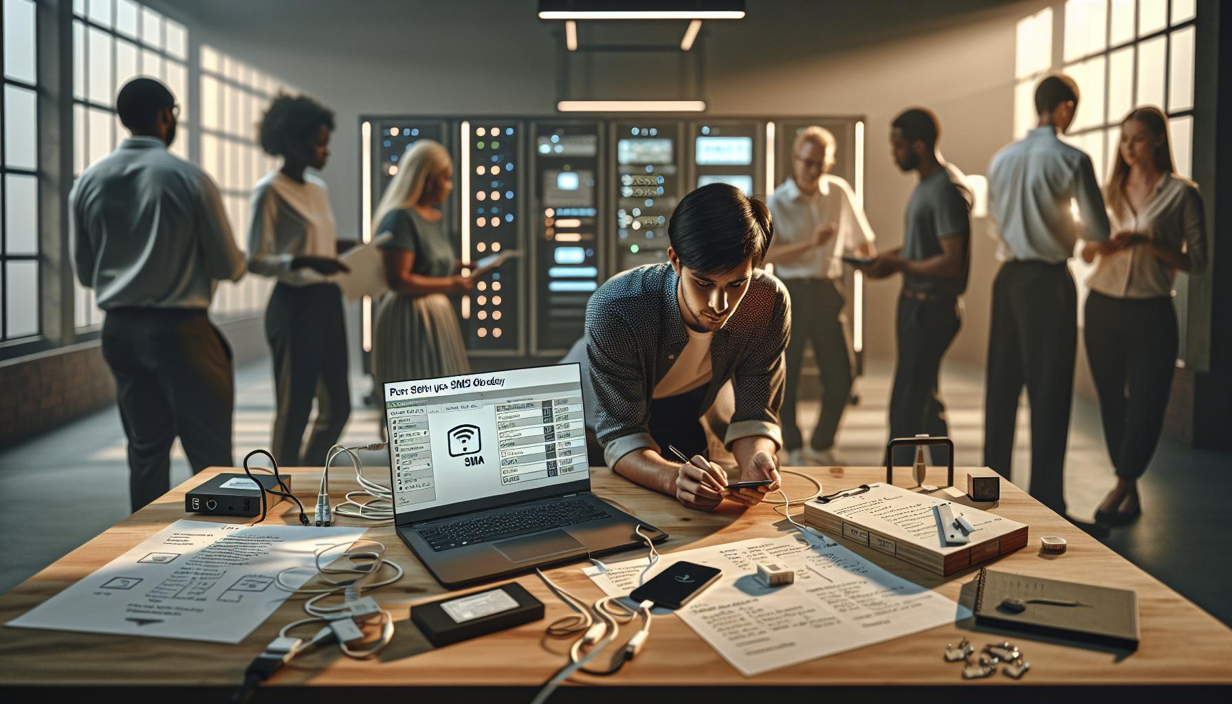 How SMS Is Processed Through Servers
