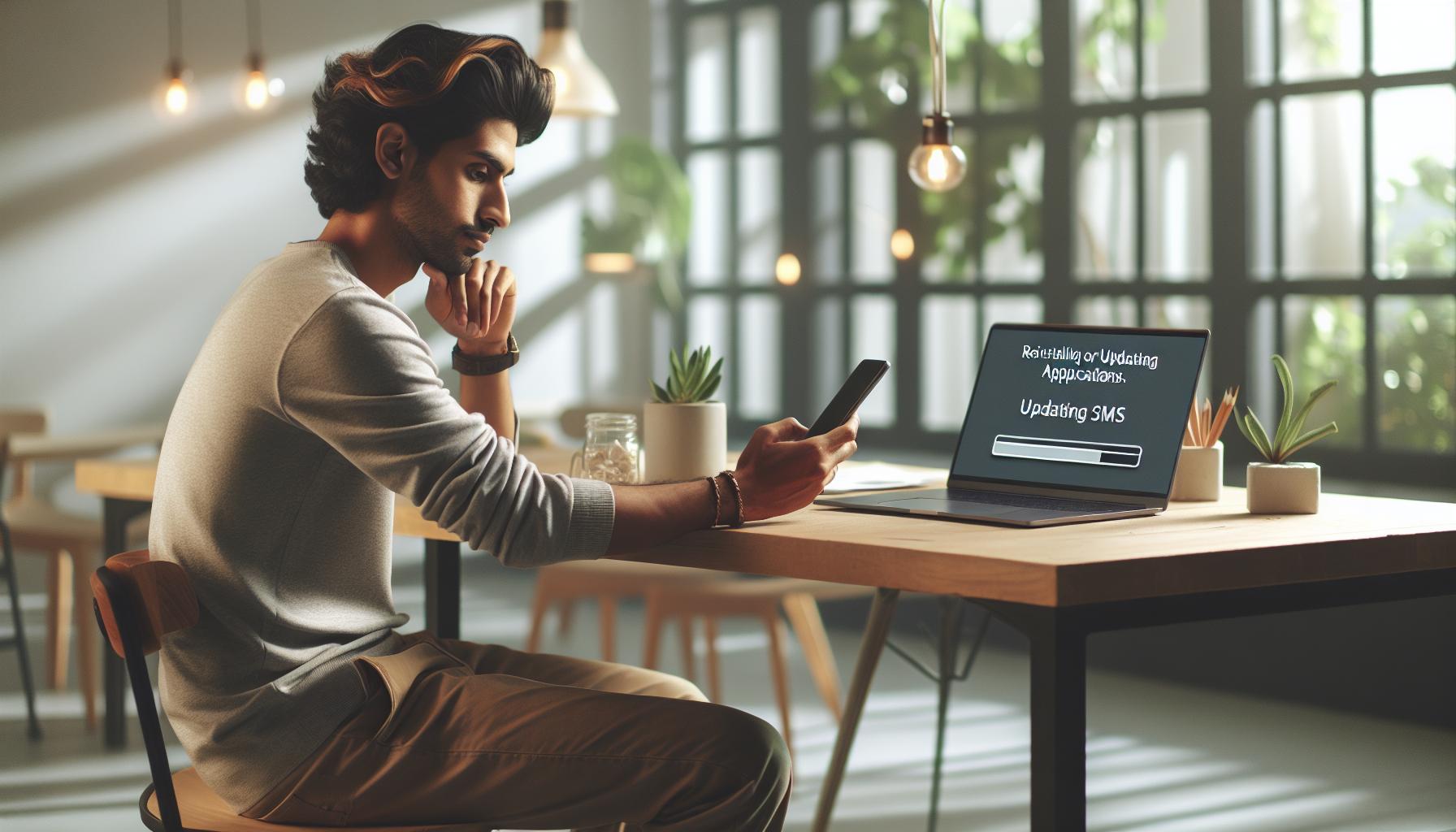 Reinstalling or Updating SMS Applications
