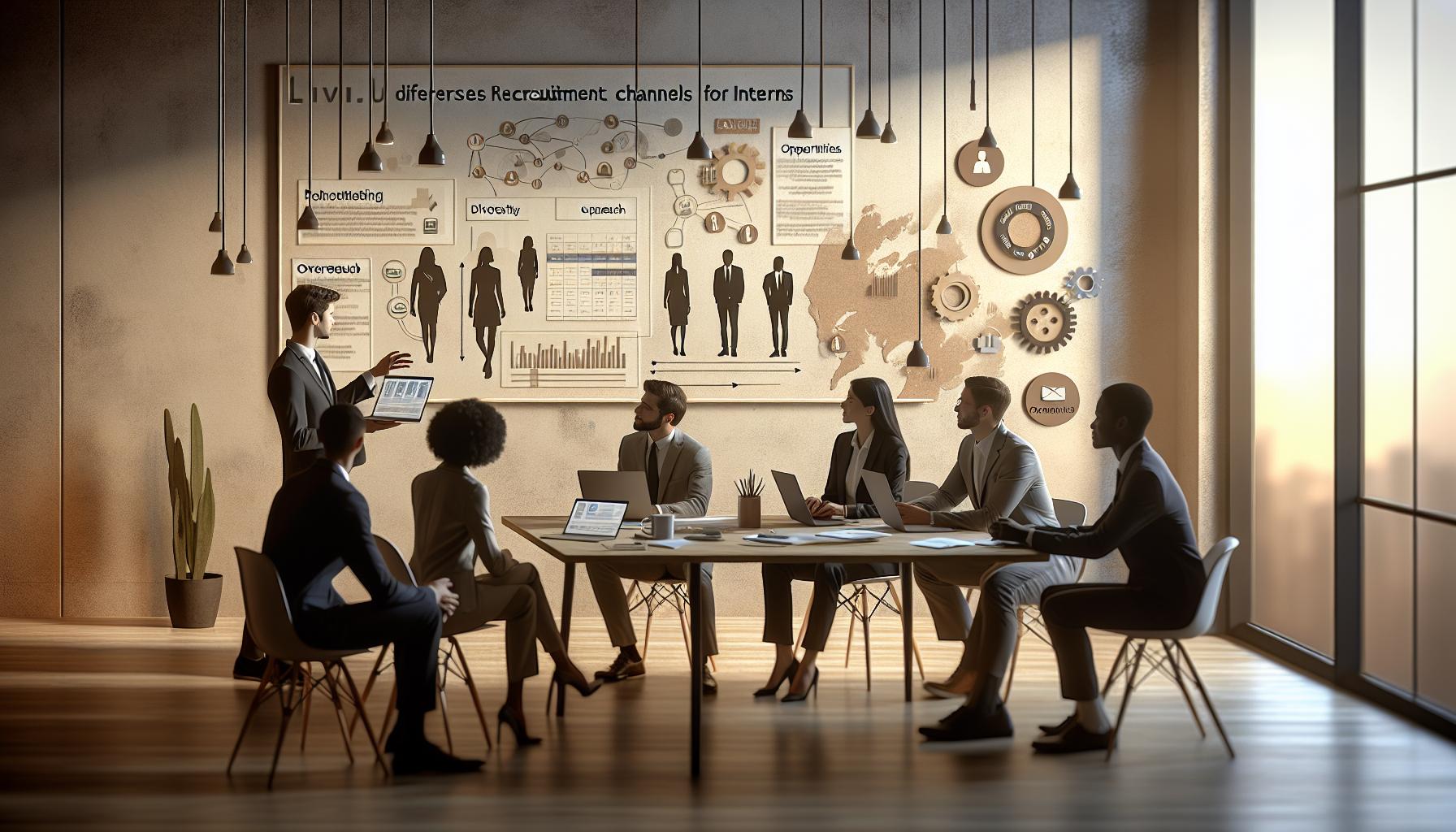 Utilizing Diverse Recruitment Channels for Interns