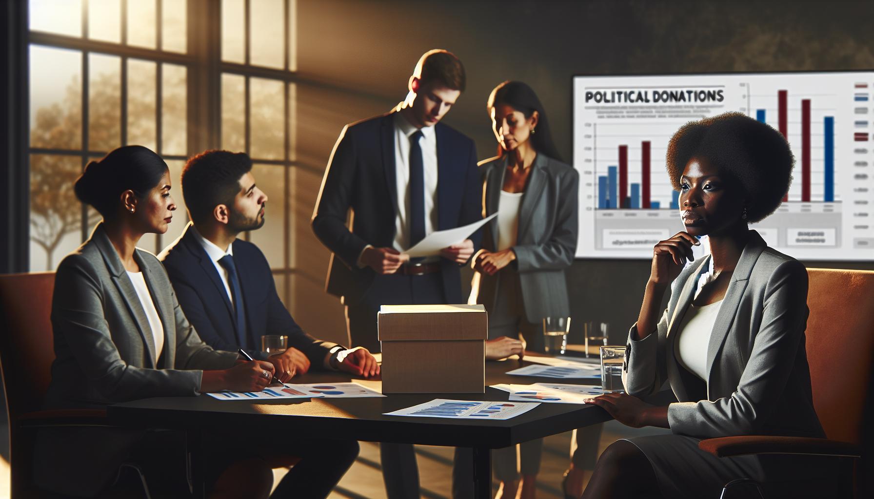 Exploring Case Studies of Business Political Donations