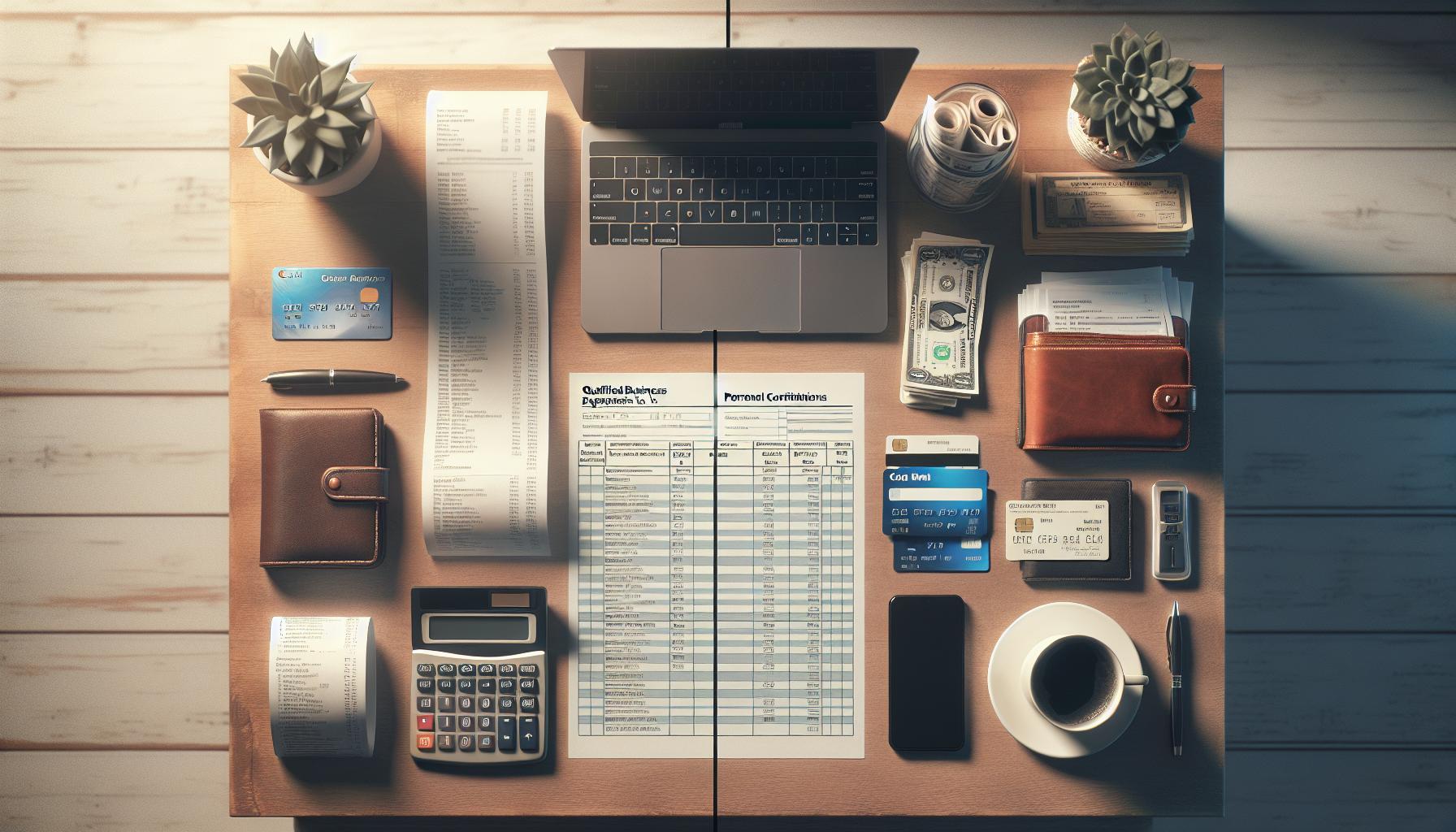 Qualified Business Expenses vs. Personal Contributions