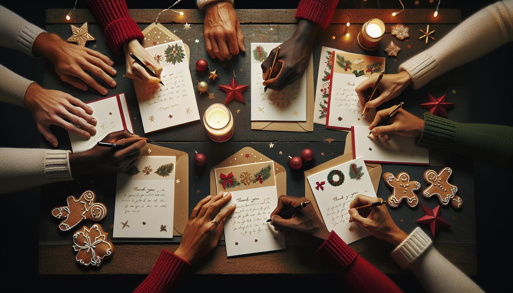 How to Write a Thank You Note in Holiday Cards