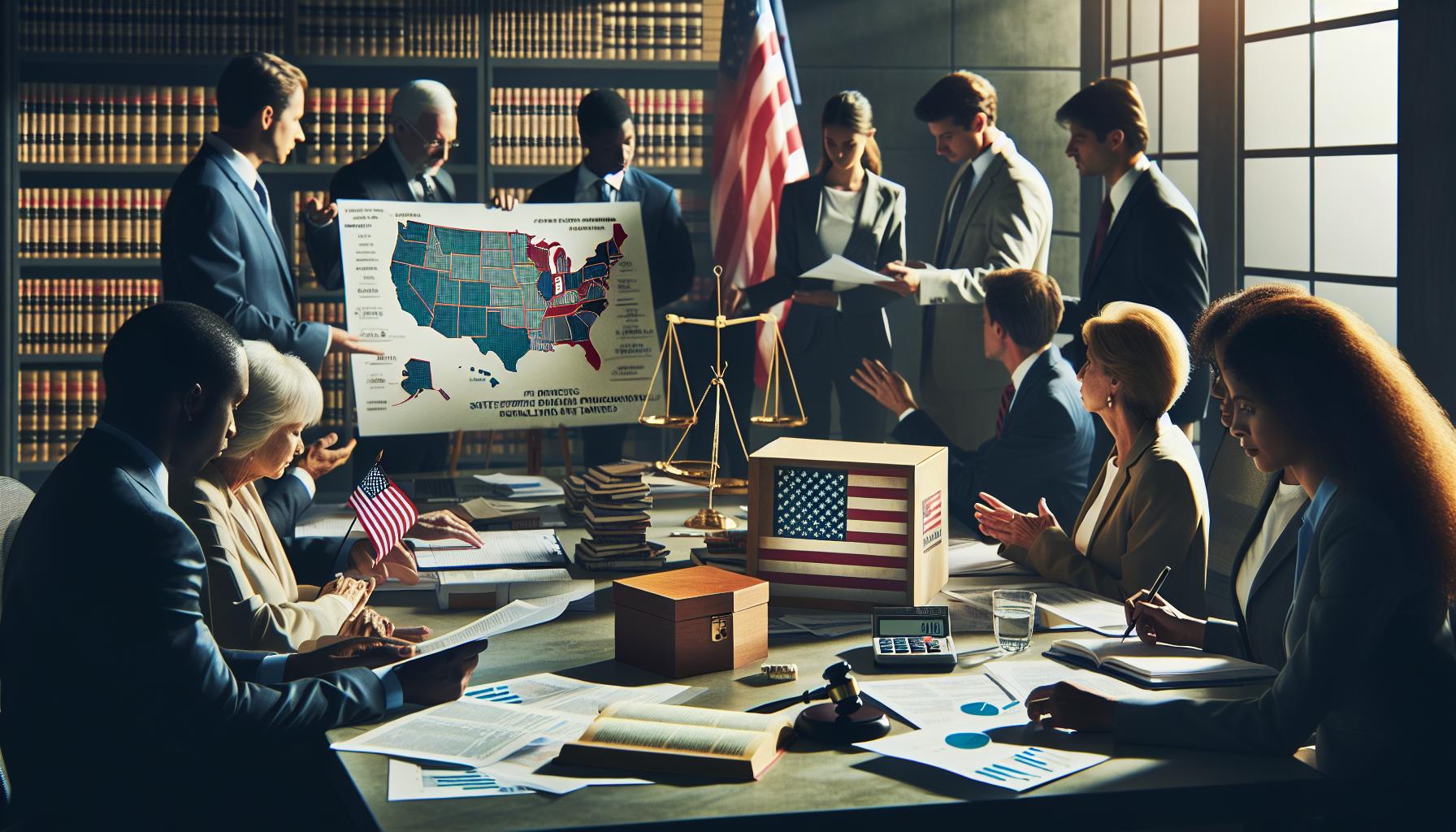State-Specific Rules for Political Donations and Taxes